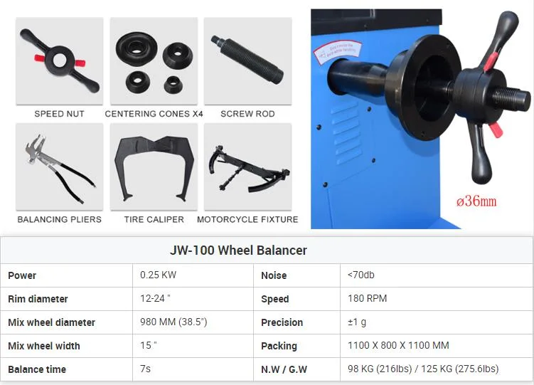 Jintuo Auto Shop Repair Garage Tire Maintenance Car Wheel Alignment Wheel Balancing Tyre Balancer Equipment Price