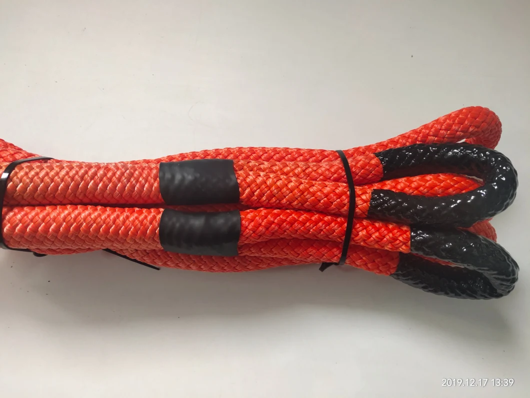 High Tensile Nylon Kinetic Rope Double Braided Recovery Rope for Towing