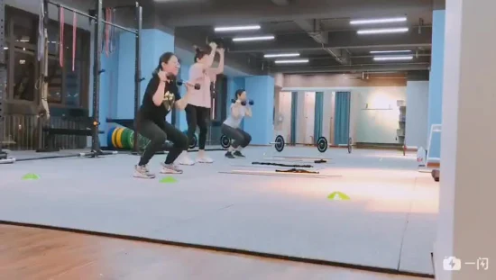 Cuerdas de batalla de fitness de gimnasio de entrenamiento de fuerza Okpro con correa de nailon