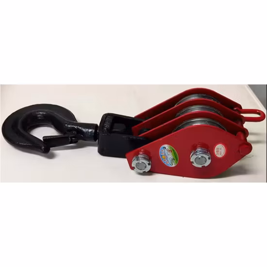 Bloque de arranque de polea de una sola rueda de tipo abierto de servicio pesado