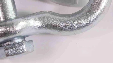 Pasador de perno de seguridad con grillete de arco de elevación marino galvanizado forjado de metal de EE. UU.